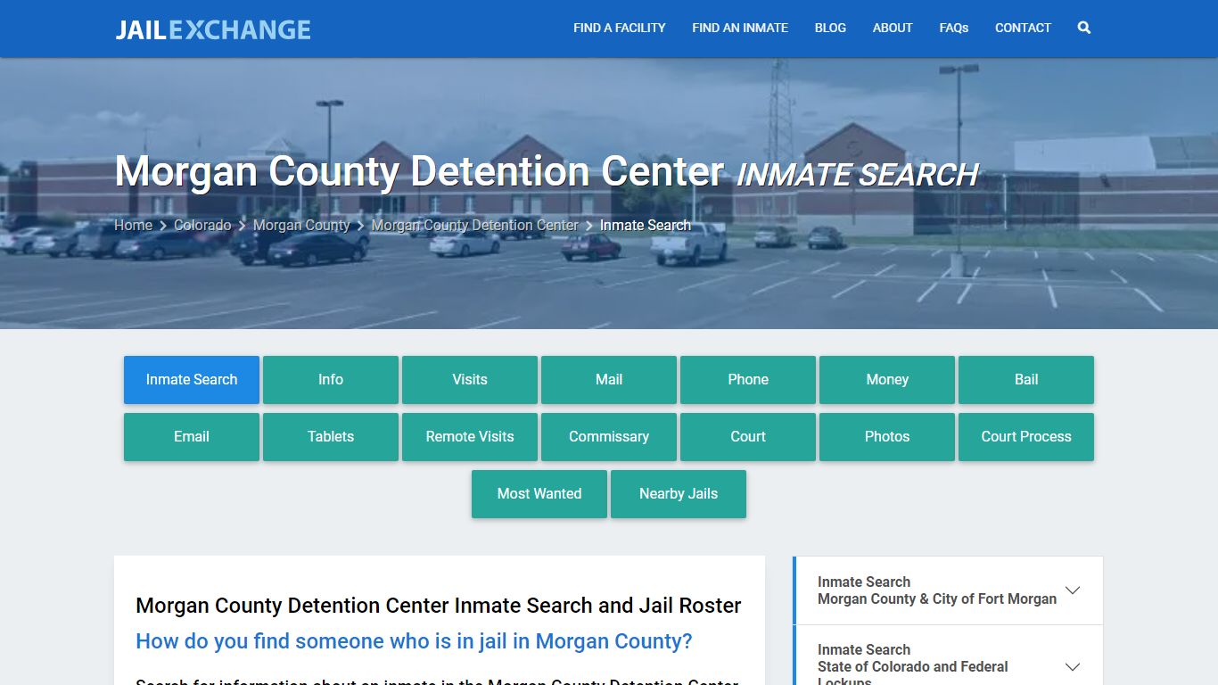 Morgan County Detention Center Inmate Search - Jail Exchange
